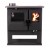 Wood cooker stove Verso CS Ceramic Left with ceramic hob, 7.7kW