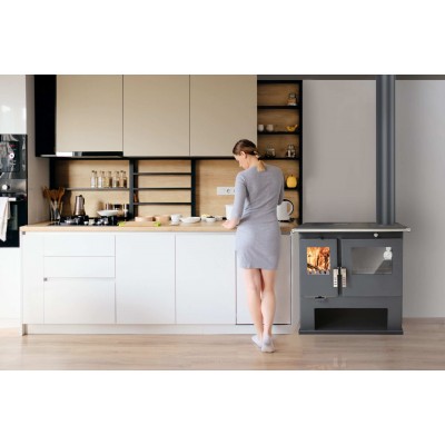 Wood cooker stove Verso CS, Left, 7.7kW - Wood Burning Stoves