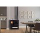 Wood cooker stove Verso CS Inox Ceramic Left with stainless steel oven and ceramic hob, 7.7kW | Wood Burning Stoves With Oven | Wood Burning Stoves |