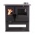 Wood cooker stove Verso CS Inox Ceramic Right with stainless steel oven and ceramic hob, 7.7kW Wood cooker stove Verso CS Inox Ceramic Right with stainless steel oven and ceramic hob, 7.7kW