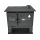 Wood cooker stove Verso CS Lite, Right, 7.7kW | Wood Burning Stoves With Oven | Wood Burning Stoves |