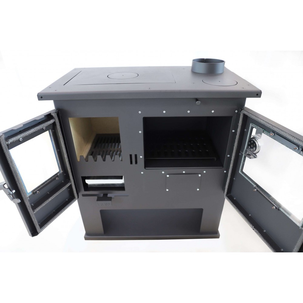 Wood cooker stove Verso CS Lite, Right, 7.7kW | Wood Burning Stoves With Oven | Wood Burning Stoves |
