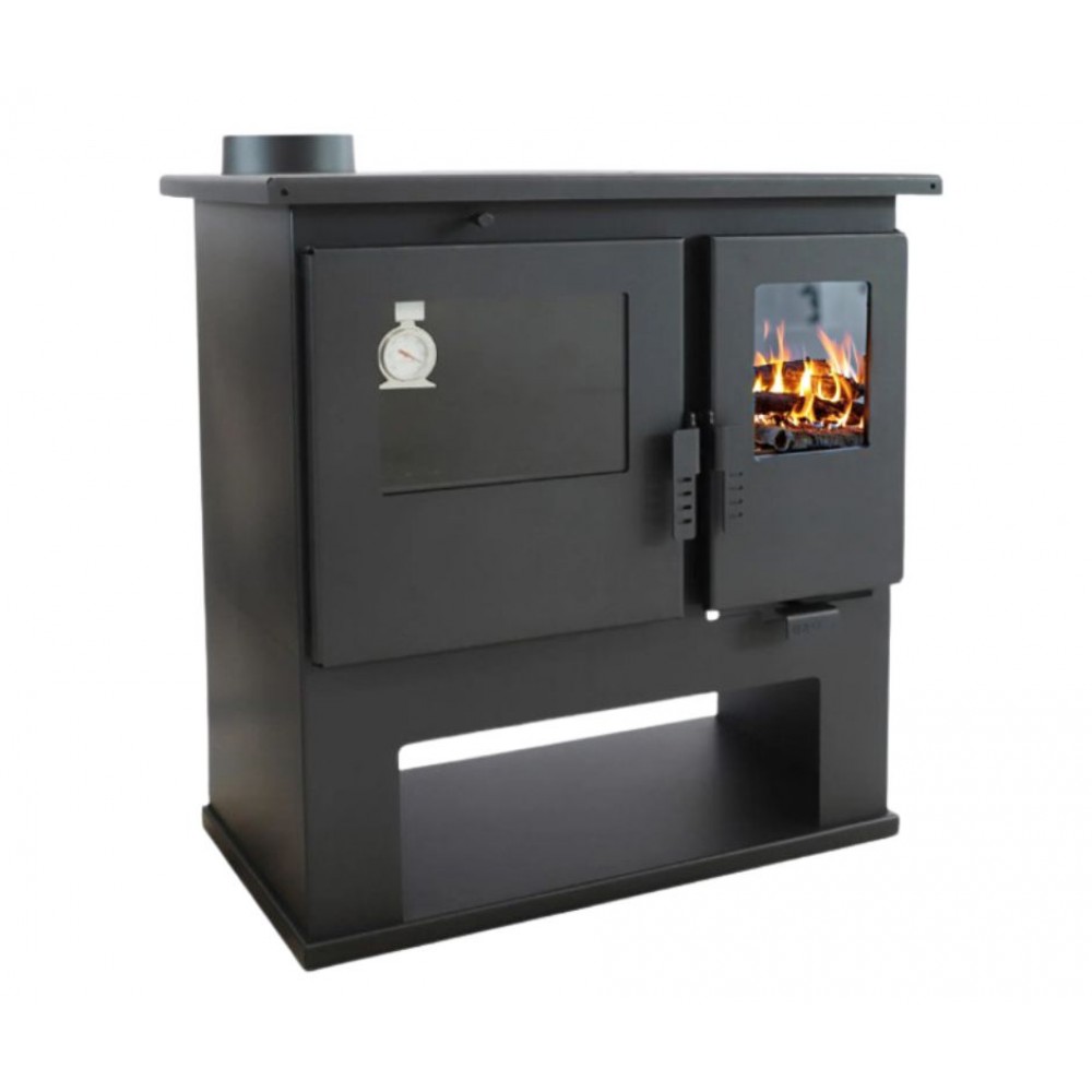 Wood cooker stove Verso CS Lite, Left, 7.7kW