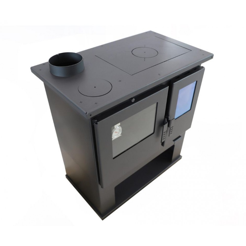 Wood cooker stove Verso CS Lite, Left, 7.7kW | Wood Burning Stoves With Oven | Wood Burning Stoves |