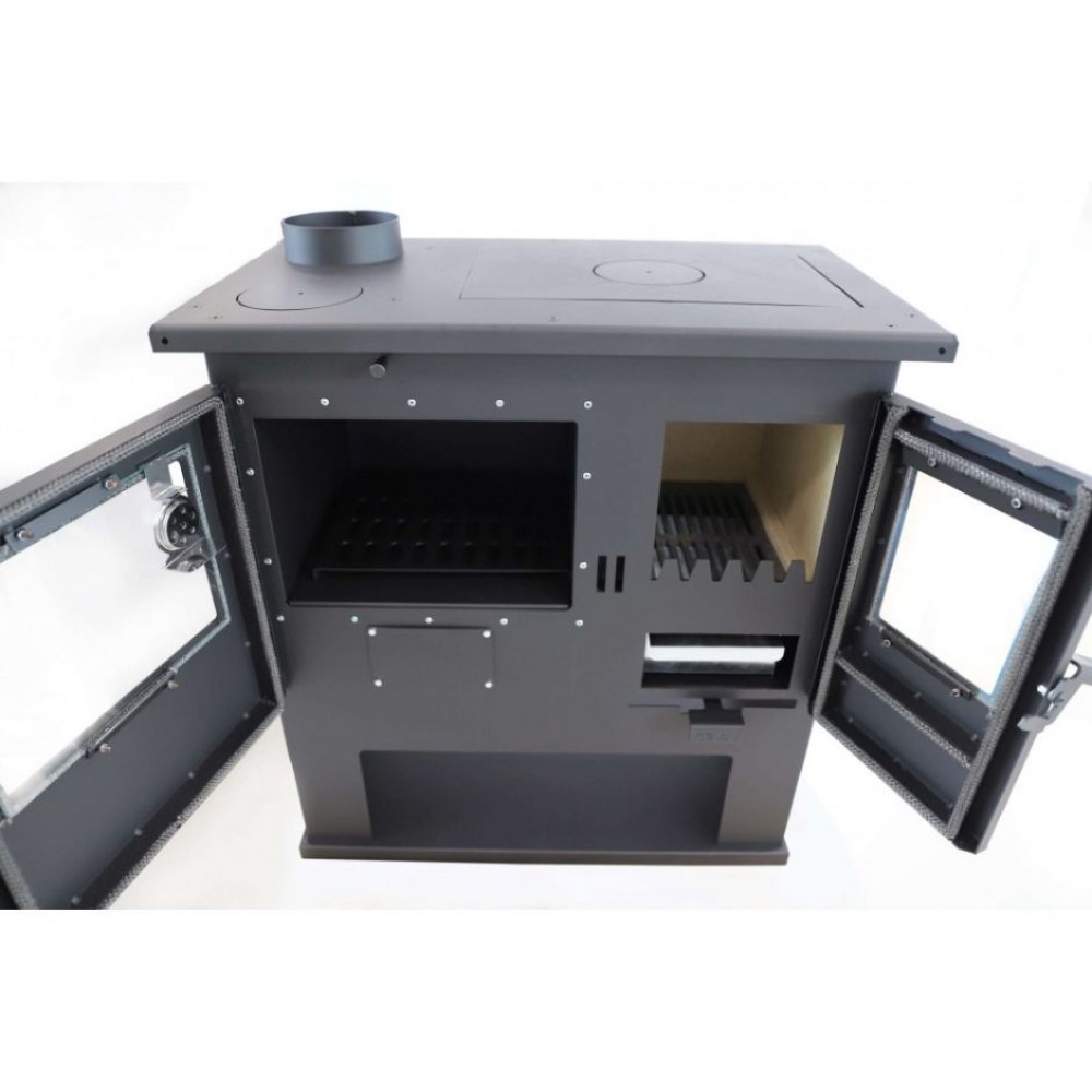 Wood cooker stove Verso CS Lite, Left, 7.7kW | Wood Burning Stoves With Oven | Wood Burning Stoves |