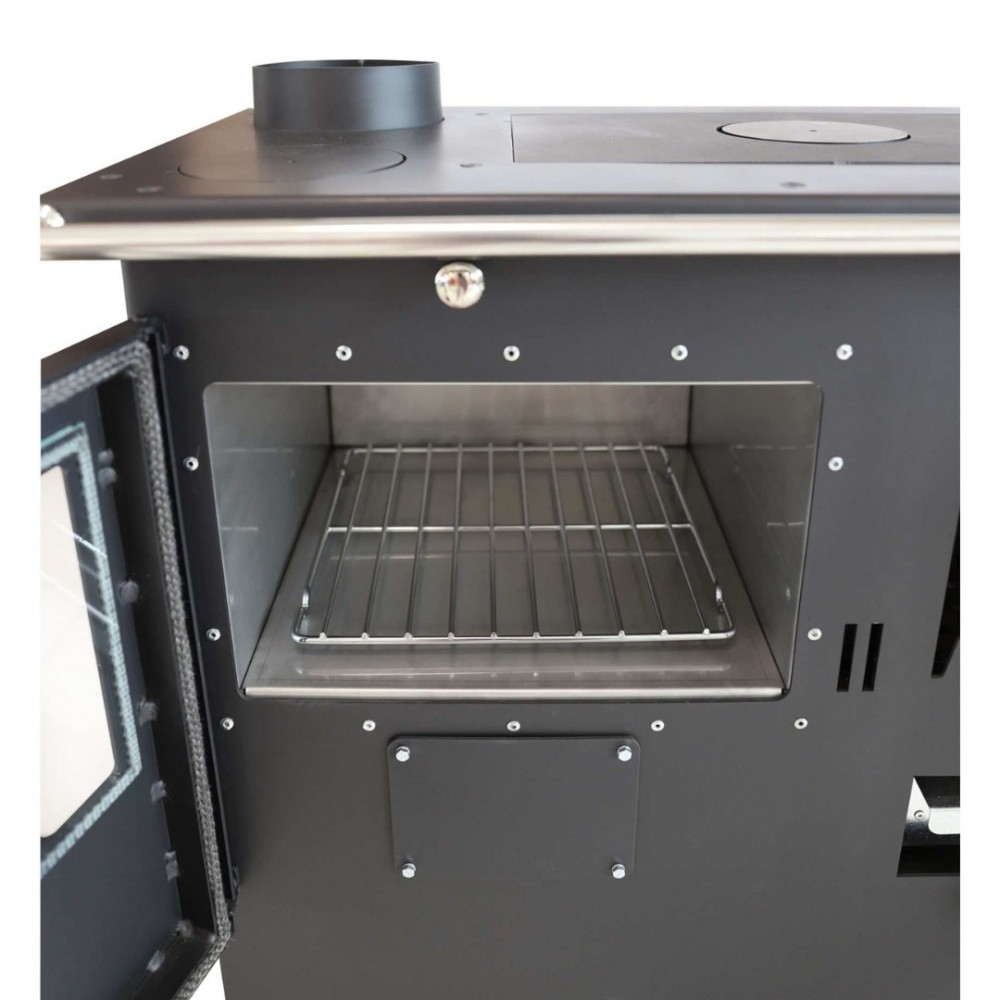 Wood cooker stove Verso CS, Left, 7.7kW | Wood Burning Stoves With Oven | Wood Burning Stoves |