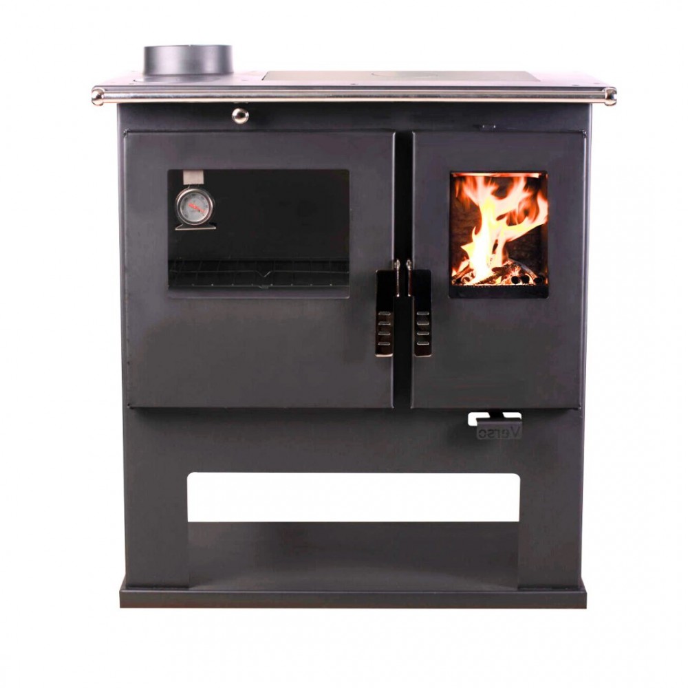 Wood cooker stove Verso CS, Left, 7.7kW | Wood Burning Stoves With Oven | Wood Burning Stoves |