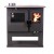 Wood cooker stove Verso CS Inox with stainless steel oven, Left, 7.7kW