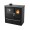 Wood cooker stove Verso CS Plus with stainless steel oven and steel top, Black, Left, 7.7kW