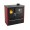 Wood cooker stove Verso CS Plus with stainless steel oven and steel top, Red, Right, 7.7kW