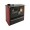 Wood cooker stove Verso CS Plus with stainless steel oven and ceramic top, Red, Left, 7.7kW