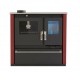 Wood cooker stove Verso CS Plus with stainless steel oven and ceramic top, Red, Left, 7.7kW | Wood Burning Stoves With Oven | Wood Burning Stoves |
