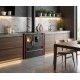 Wood cooker stove Verso CS Plus with stainless steel oven and ceramic top, Red, Right, 7.7kW | Wood Burning Stoves With Oven | Wood Burning Stoves |
