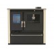 Wood cooker stove Verso CS Plus with steel oven and steel top, Ivory, Right, 7.7kW | Wood Burning Stoves With Oven | Wood Burning Stoves |