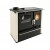 Wood cooker stove Verso CS Plus with stainless steel oven and ceramic top, Ivory, Left, 7.7kW Wood cooker stove Verso CS Plus with stainless steel oven and ceramic top, Ivory, Left, 7.7kW