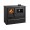 Wood cooker stove Verso CS Plus with steel oven and steel top, Black, Right, 7.7kW