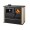 Wood cooker stove Verso CS Plus with steel oven and steel top, Ivory, Left, 7.7kW
