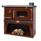 Wood cooker stove Zvezda Classic GFE Brown, 5.9kW | Wood Burning Stoves With Oven | Wood Burning Stoves |
