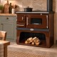 Wood cooker stove Zvezda Classic GFE Brown, 5.9kW | Wood Burning Stoves With Oven | Wood Burning Stoves |