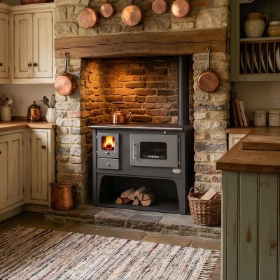 Wood cooker stove Zvezda Classic Maxi, 10.3kW - Wood Burning Stoves