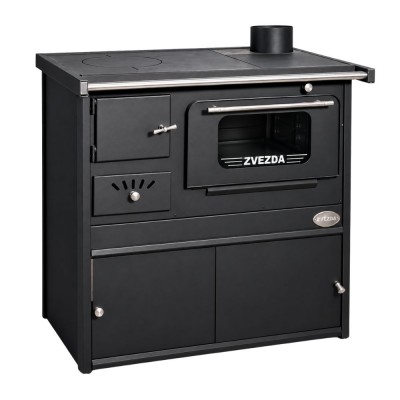 Wood cooker stove Zvezda Classic SP, 6.1kW - Wood Burning Stoves