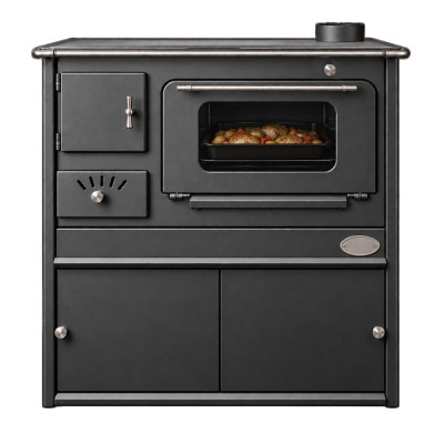 Wood cooker stove Zvezda Classic CHP, 6.1kW - Wood Burning Stoves