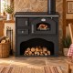 Wood cooker stove Zvezda Classic GF, 5.9kW | Wood Burning Stoves With Oven | Wood Burning Stoves |