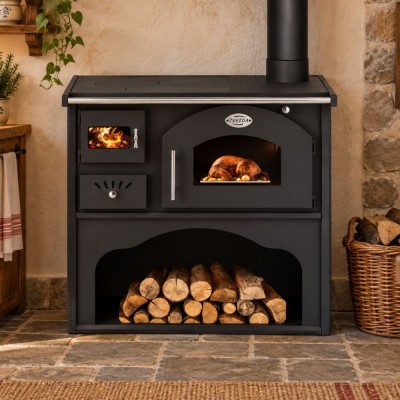 Wood cooker stove Zvezda Classic GFS Right 5.9kW - Wood Burning Stoves