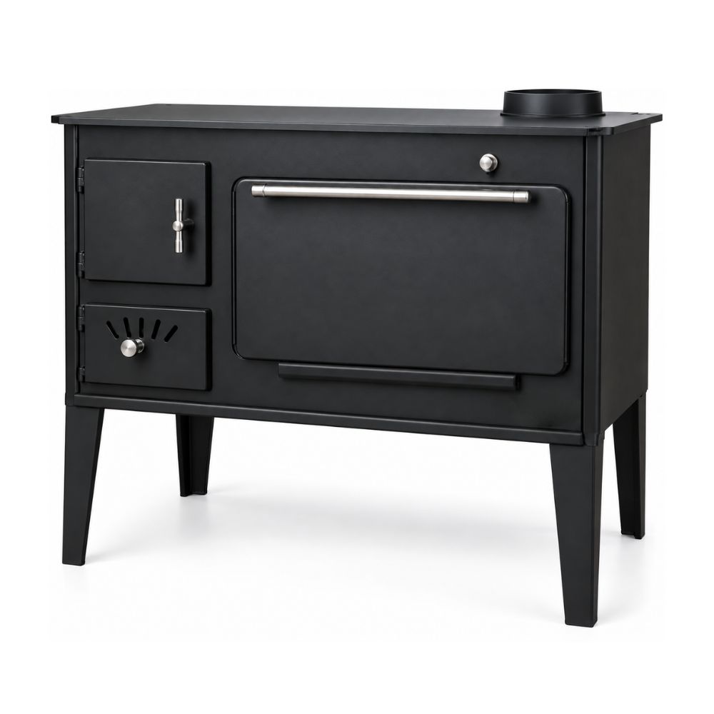 Wood cooker stove Zvezda Narodna CHP, 6.1kW | Wood Burning Stoves With Oven | Wood Burning Stoves |