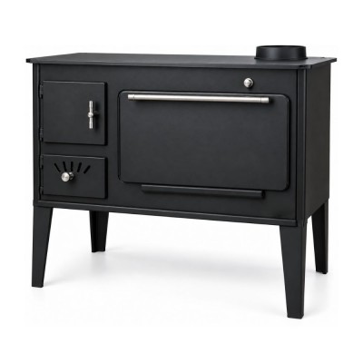 Wood cooker stove Zvezda Narodna CHP, 6.1kW - Wood Burning Stoves