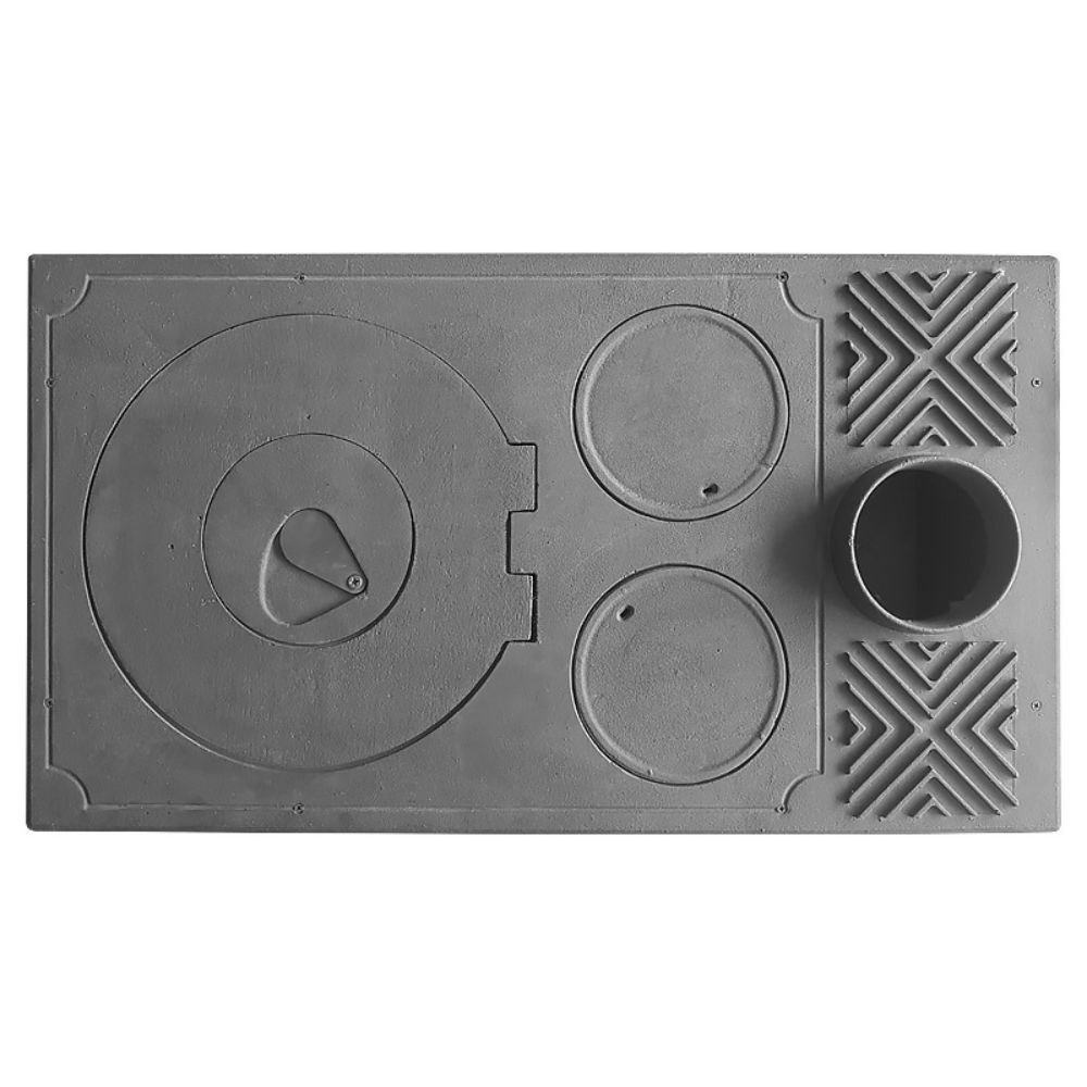 Wood cooker stove Zvezda Narodna CHP Glass, 6.1kW | Wood Burning Stoves With Oven | Wood Burning Stoves |