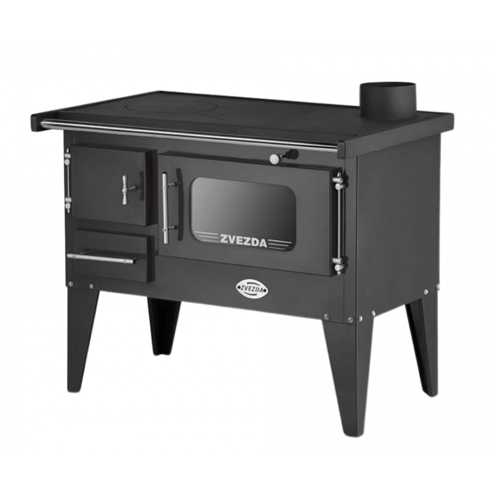 Wood cooker stove Zvezda Narodna E, 6.1kW