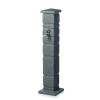 Water post Romana HydroMoby with stone effect, anthracite