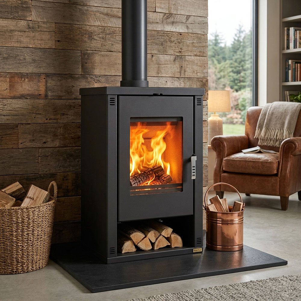 Wood burning stove Verso Theia, 9kW | Wood Burning Stoves | Stoves |