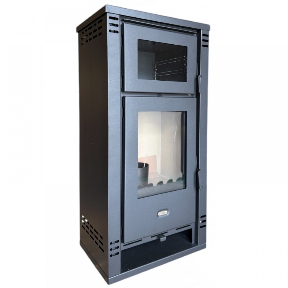 Wood Burning Stove with Oven Prity K2 GT F, 8.1 kW | Wood Cooker Stoves Prity | Prity |