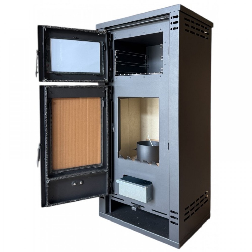 Wood Burning Stove with Oven Prity K2 GT F, 8.1 kW | Wood Cooker Stoves Prity | Prity |