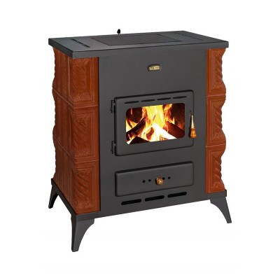 Wood Burning Stove Prity K2 RK Brown, 10 kW - Product Comparison
