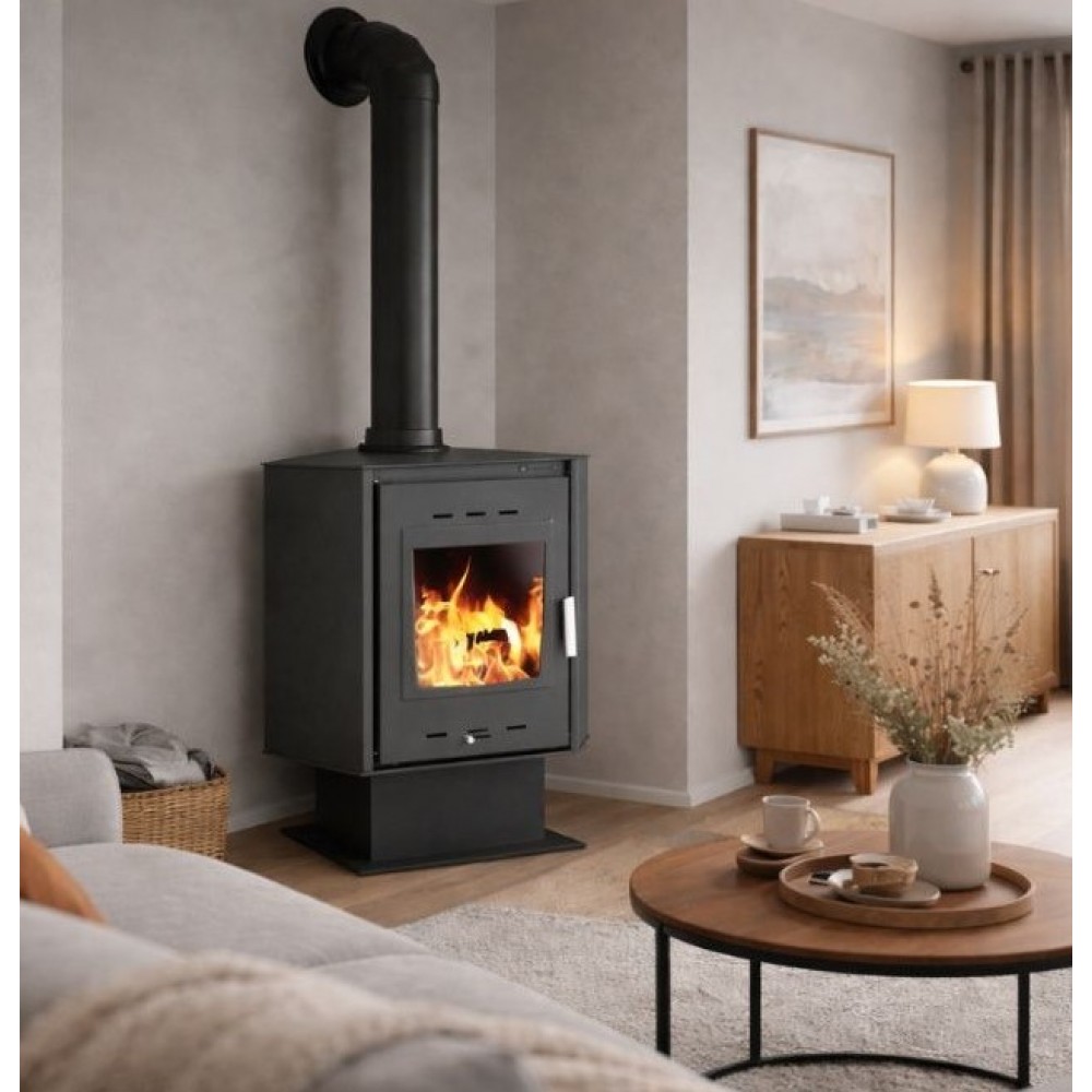 Wood burning stove Balkan Energy ATS 100 CORNER, 14.11kW | Wood Burning Stoves |  |