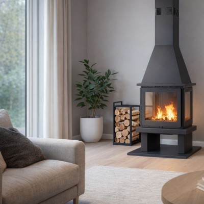 Wood burning stove Balkan Energy FS 4 SIDE, 14.08kW - Product Comparison
