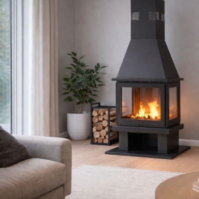 Wood burning stove Balkan Energy FS AERO 3 SIDE, 17.51kW - Product Comparison
