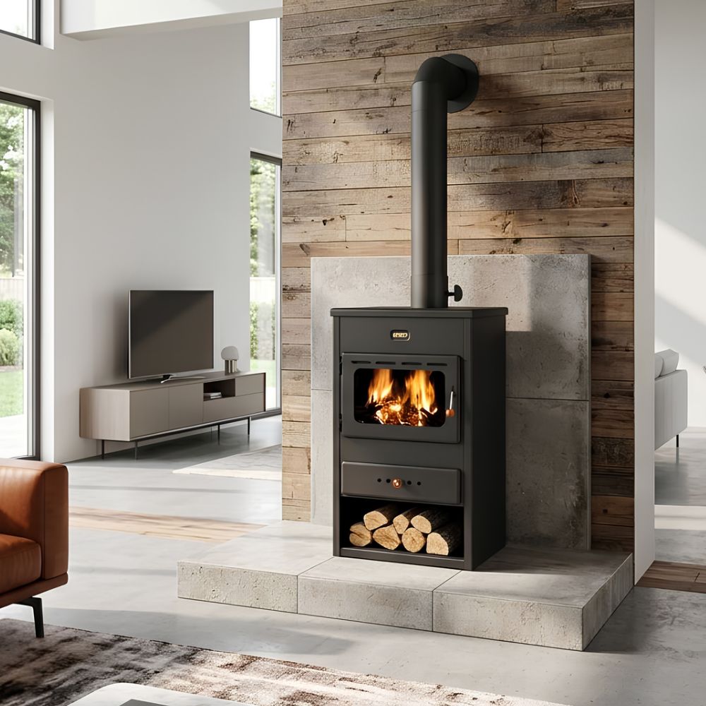 Wood burning stove Prity K1, 9,5kW, Log | Wood Burning Stoves | Stoves |
