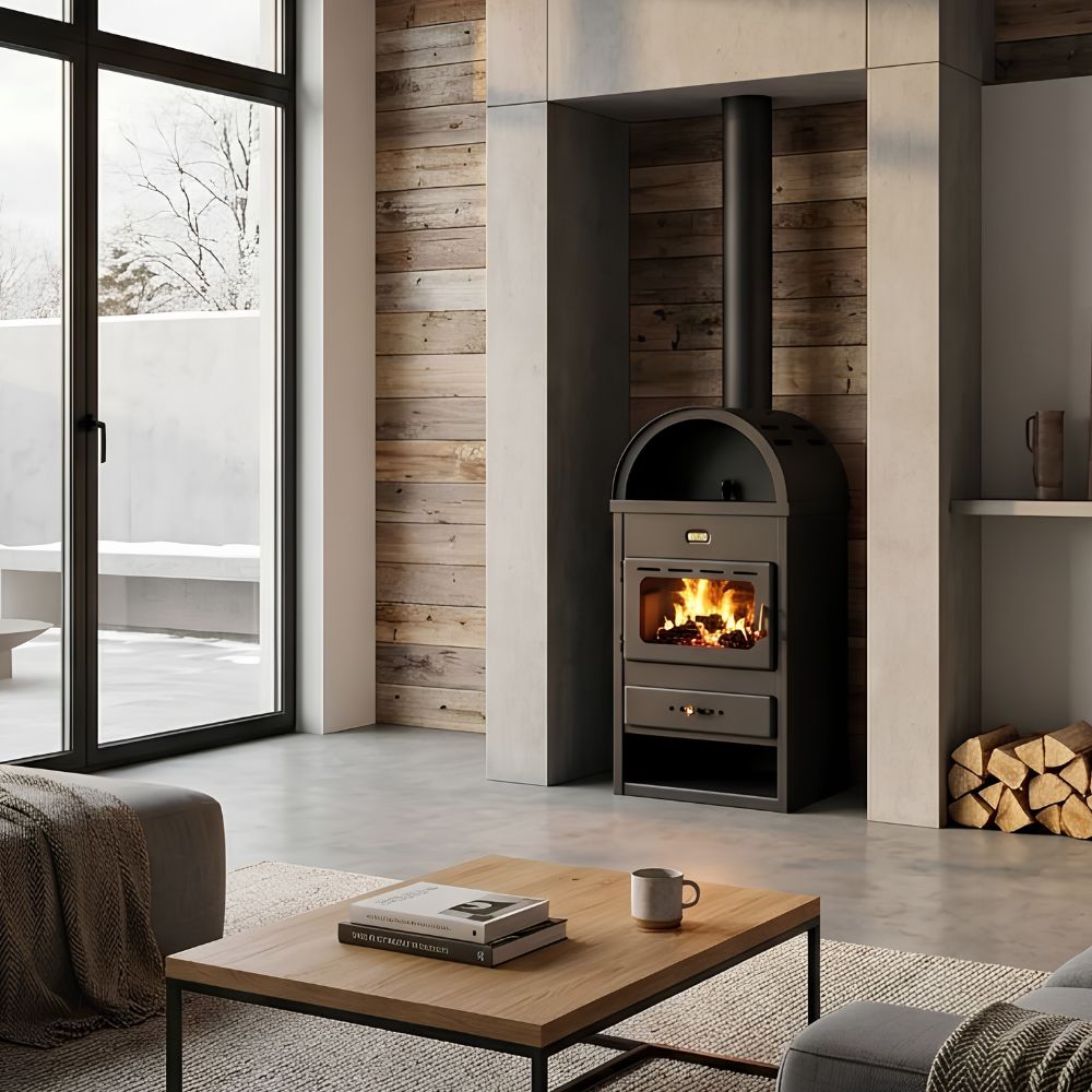 Wood burning stove Prity K1 K 9.5kW, Log | Wood Burning Stoves | Stoves |
