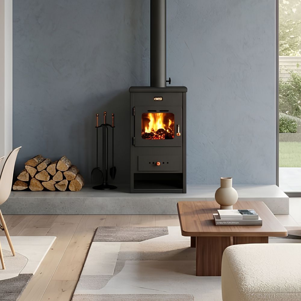 Wood burning stove Prity K1 Optima 9.5kW, Log | Wood Burning Stoves | Stoves |