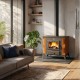 Wood burning stove Prity K1 RK Hazelnut, 9kW, Log | Wood Burning Stoves | Stoves |