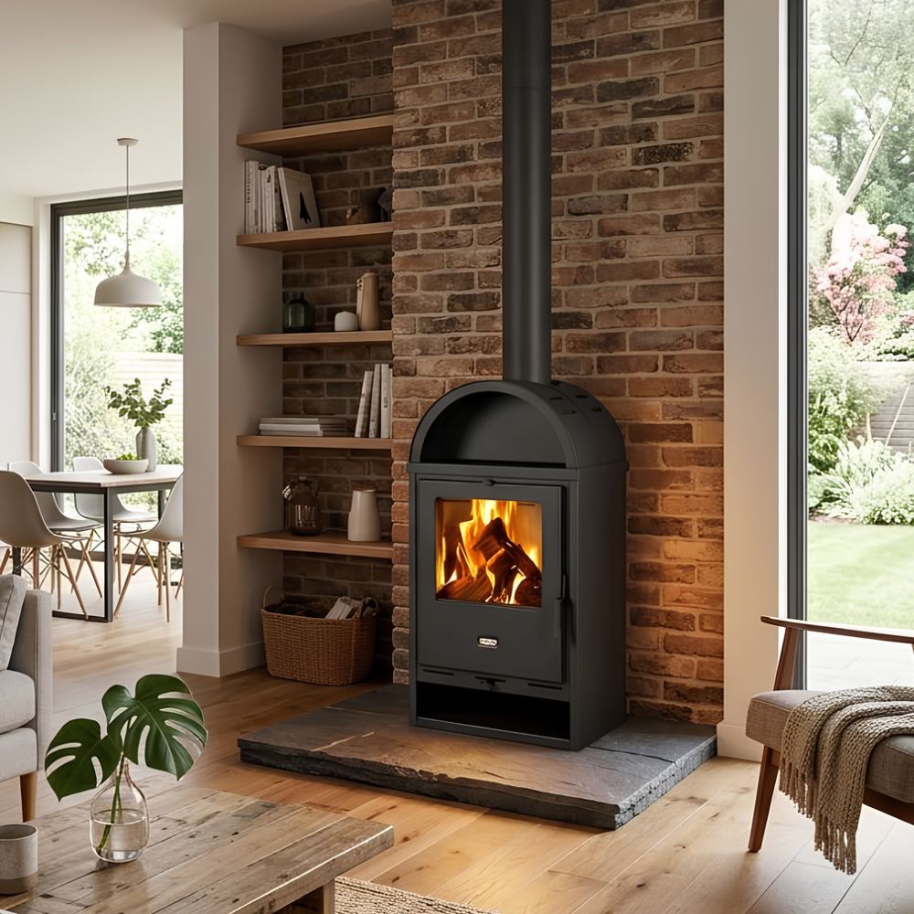Wood burning stove Prity K1K D, 9.5 kW | Wood Burning Stoves |  |