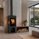 Wood burning stove Prity PMV3 E, 10.8kW, Log | Wood Burning Stoves Prity | Prity |