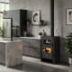Wood burning stove with oven Prity FM D 12,1kW, Log | Wood Burning Stoves | Stoves |