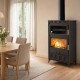 Wood stove with blower and oven Balkan Energy ATS 90-50 ΜΑSΙΝΑ AERO, 20.12kW | Wood Burning Stoves With Oven | Wood Burning Stoves |