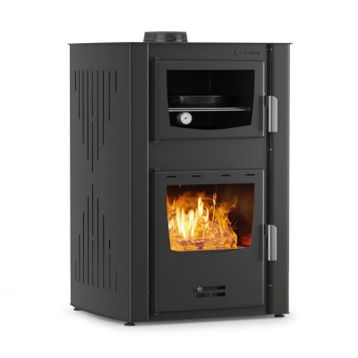 Wood burning stove with back boiler and oven Balkan Energy ATS HYDRO ΜΑSΙΝΑ 90-25, 25kW - Product Comparison