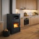 Wood burning stove with back boiler and oven Balkan Energy ATS HYDRO ΜΑSΙΝΑ 90-25, 25kW |  |  |